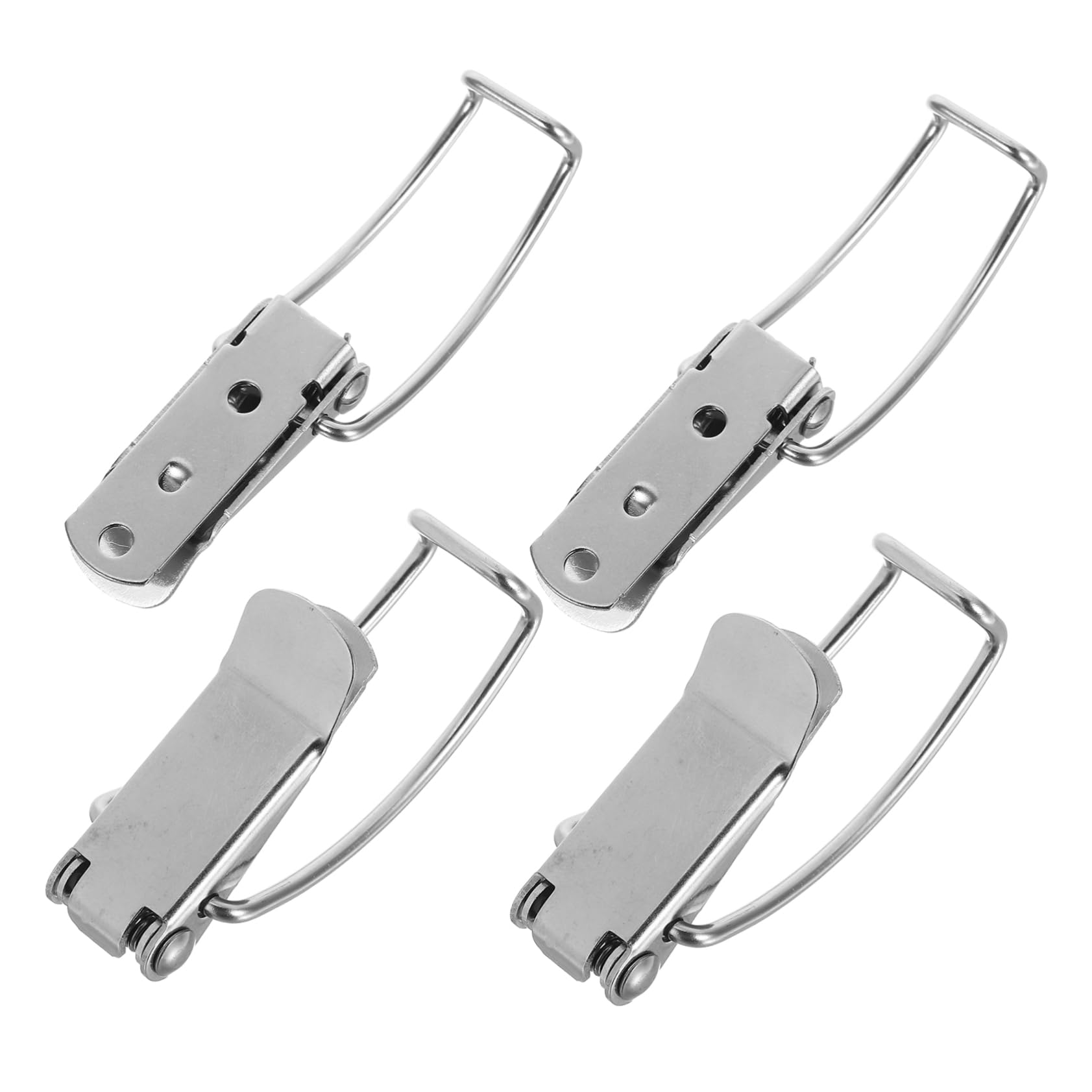 STOBOK 4pcs Stainless Steel Duckbill Clasp Latches for Heavy Duty
