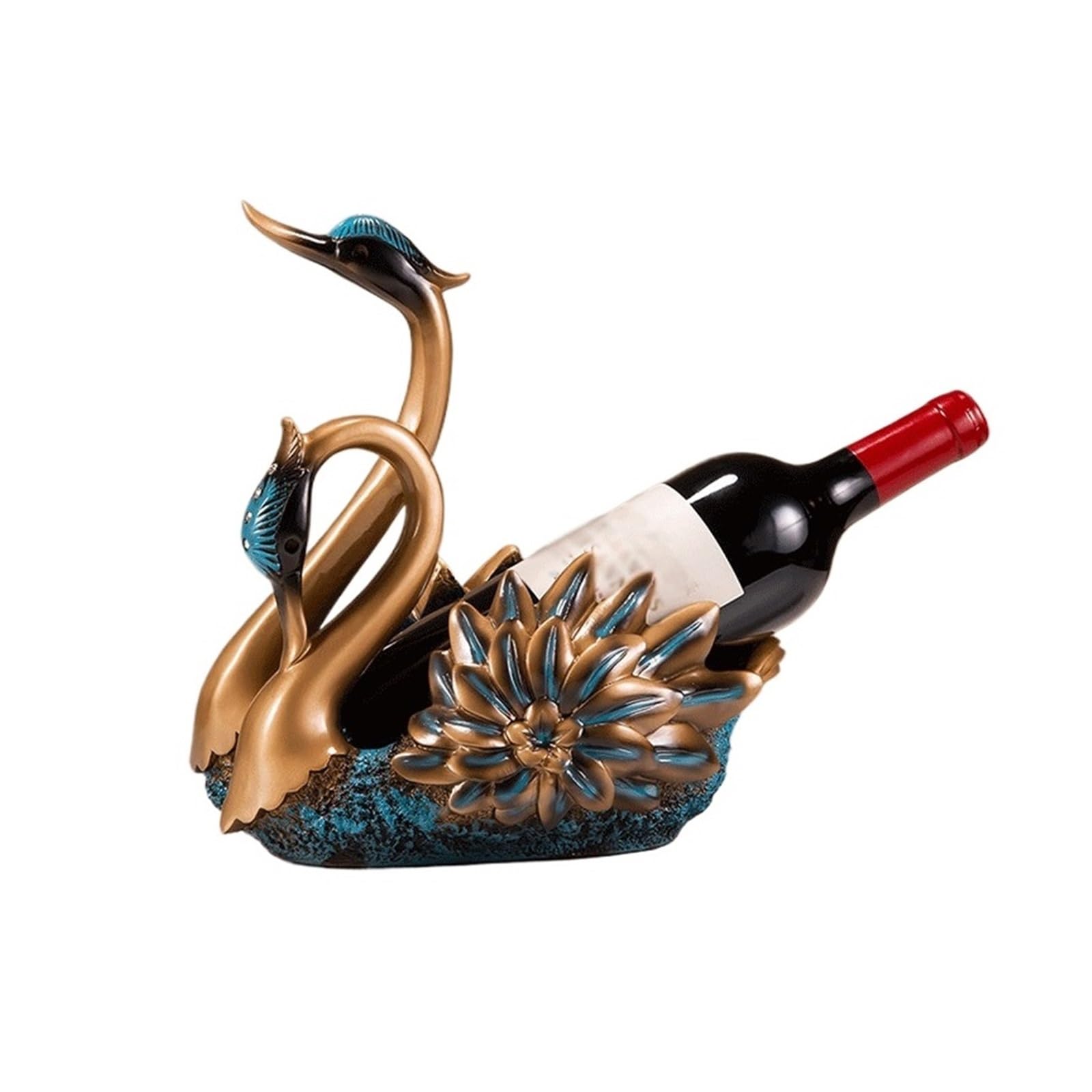 Porte-Bouteille de vin Casier à vin en Forme de Cygne Tournesol, for Cuisine, Maison, Bar, Salle à Manger, Salon