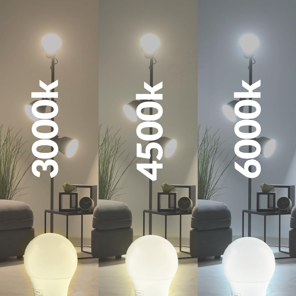 M Ledme - Pack 6, Bombilla Led E14 G45 7W, Luz neutra (4000k), casquillo E14, 630 Lumen, IP20, Apertura del Haz de Luz 200°, Eficiencia energética y Bajo Consumo. LM7607