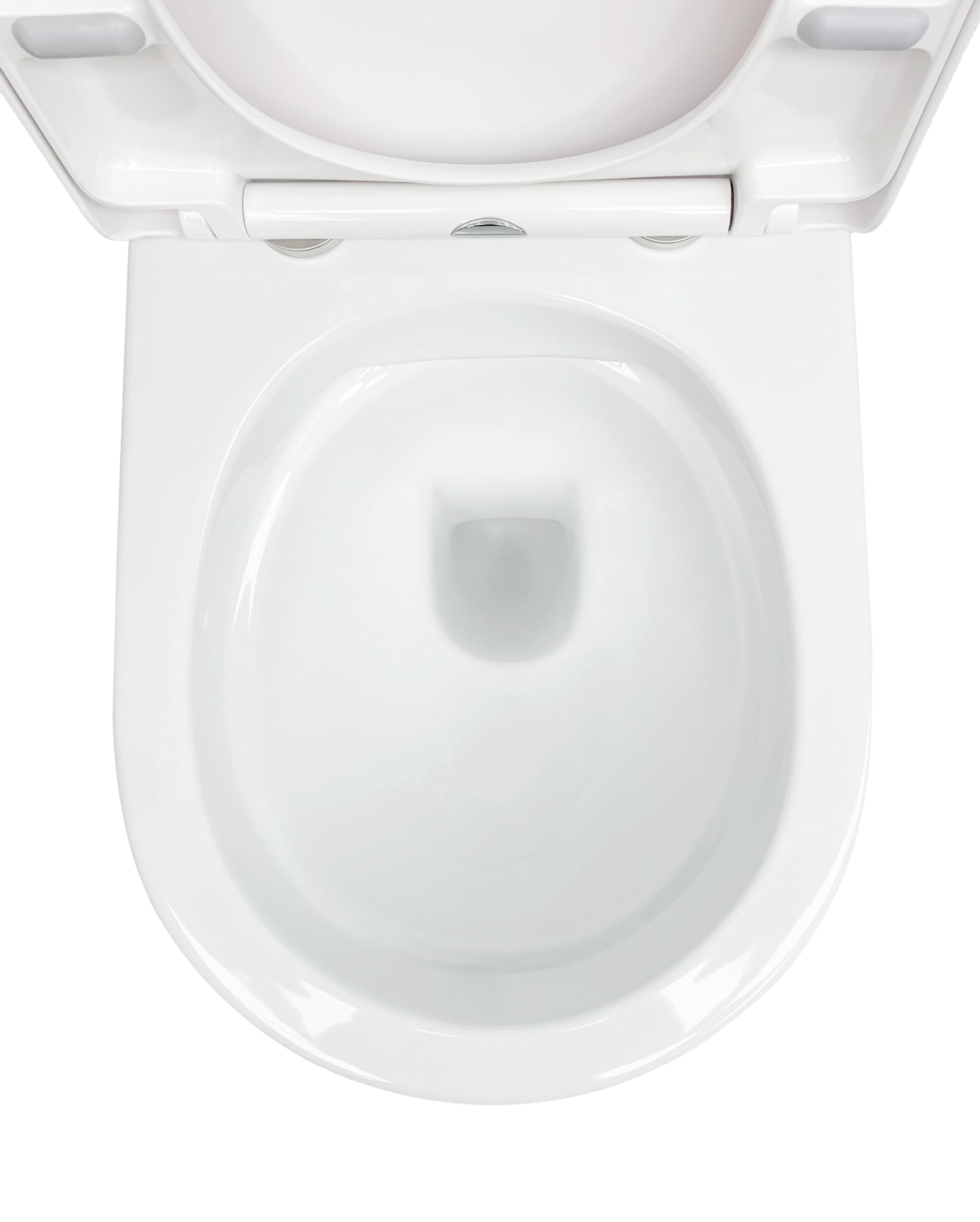 NEG Design Hänge-WC Uno11RK (48,5 cm) | randlos & spritzfrei, verdeckte Montage, Nano-Versiegelung, abnehmbarer Soft-Close WC-Sitz