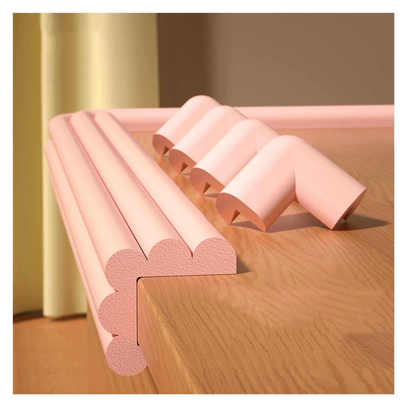 Ochraniacze krawędzi, Ochraniacz na ostre krawędzie stołu, 12 kolorów(Pink,2m)