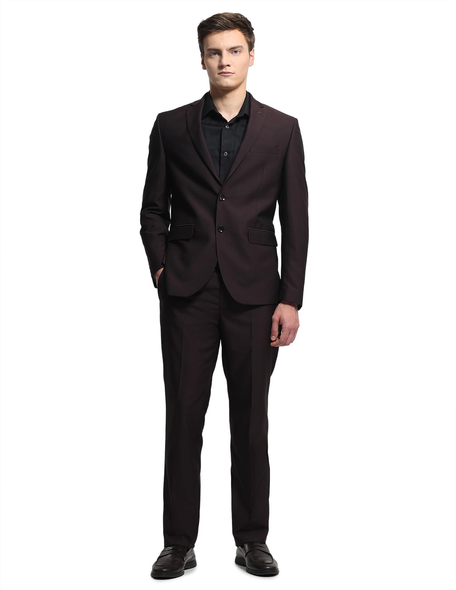 arrow Men's Dobby Two piece Suit-picture-37