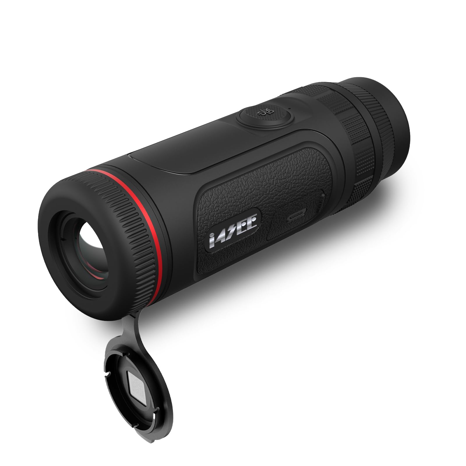 E25-384 Thermal Monocular for Hunting, 25mm Focal Lens, 384×288(50Hz) 12μm Night Vision Infrared Scope with 5-Hour Battery Life, 20W Quick Charging, Thermal Imaging Monocular for Outdoor