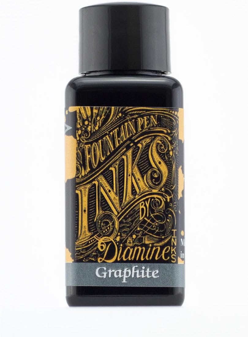 Fountain Pen Bottled Ink, 30ml - Graphite
