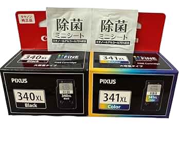 Amazon.co.jp: 【純正品大容量】 BC-340XL（黒）＋BC-341XL