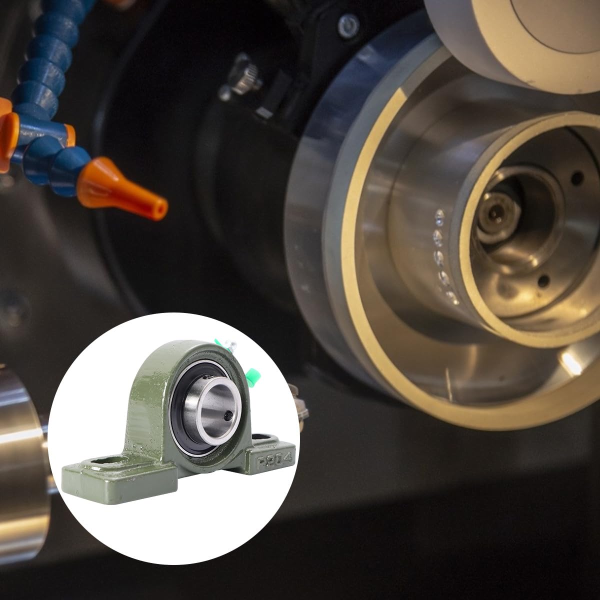 Ciieeo 3 Set Cuscinetti Sfera Autoallineanti Cuscinetto Con Base Ghisa E Antipolvere Per Macchine Cnc E Precisione 2 Pezzi*3