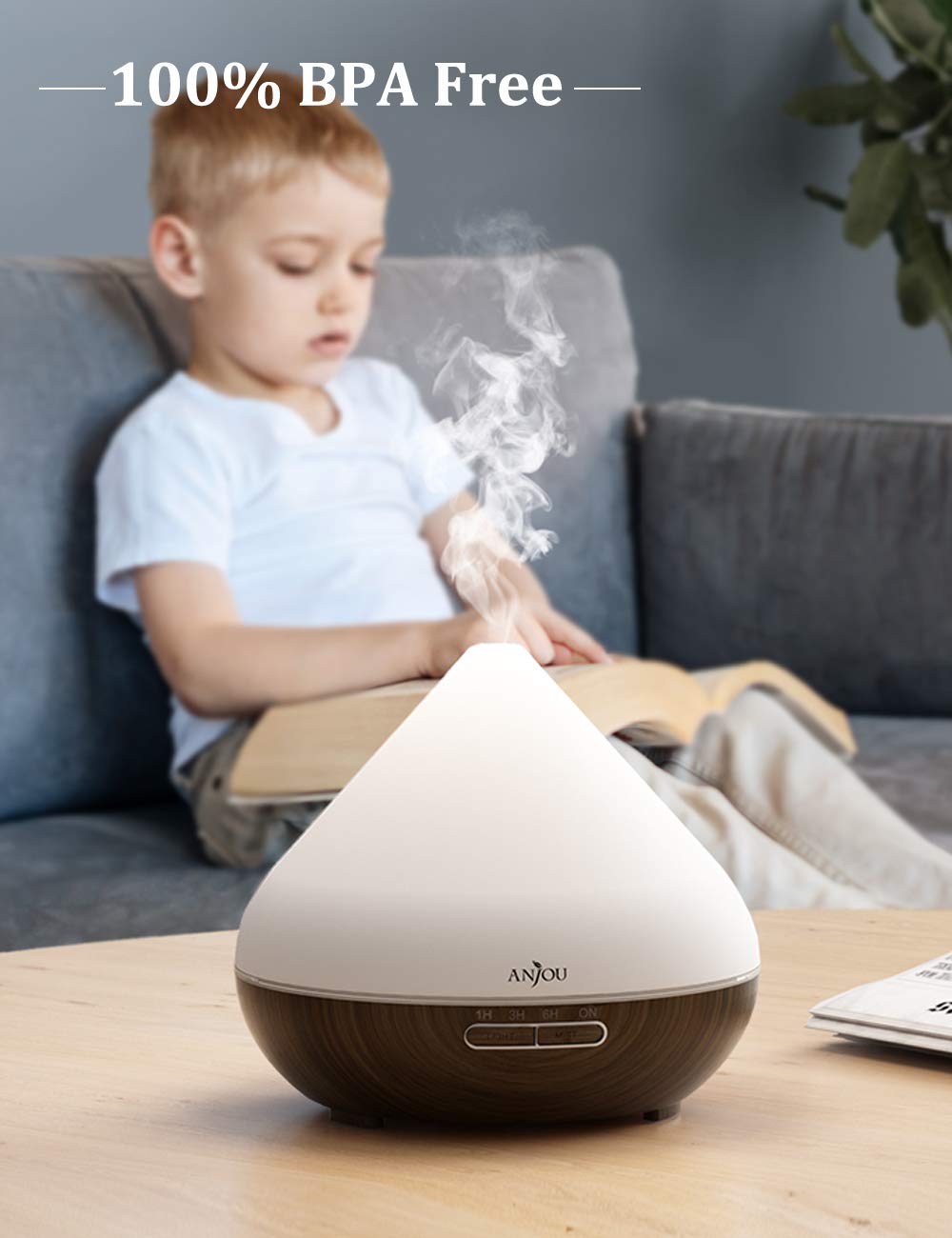 Anjou Essential Oils Diffuser, 300ml Aromatherapy Diffusers Ultrasonic