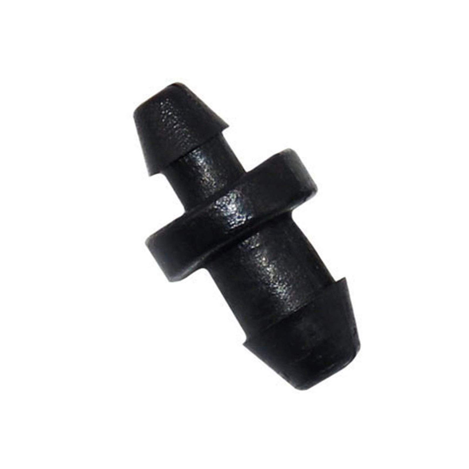 Adaptateur de tuyau 1/4" et 1/8" goutte à goutte - Lot de 20 raccords d'arrosage noir