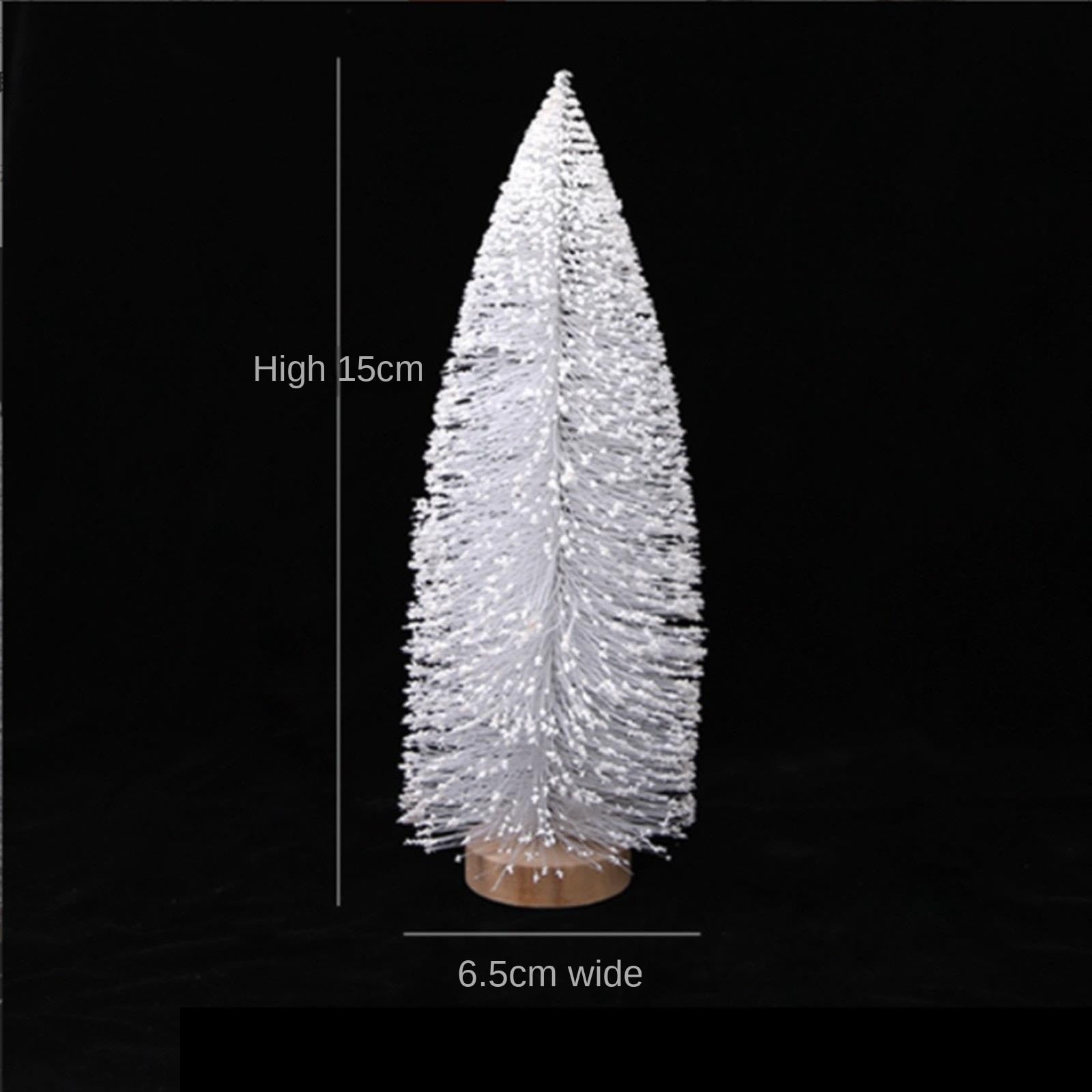 Choinka Sztuczna Ozdoby Domowe Dla Interni Con Albero Di Natale Ovale Bianco Nevoso Dekoracja Bożonarodzeniowa(15cm)