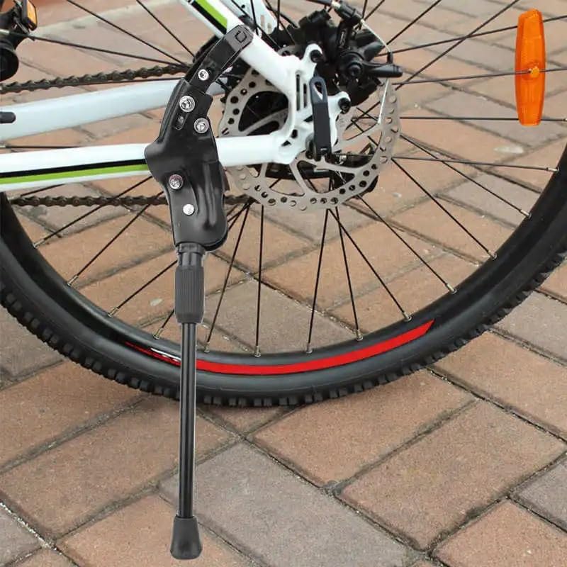 Béquille de vélo VTT réglable 26 pouces support latéral de 43 cm - 3