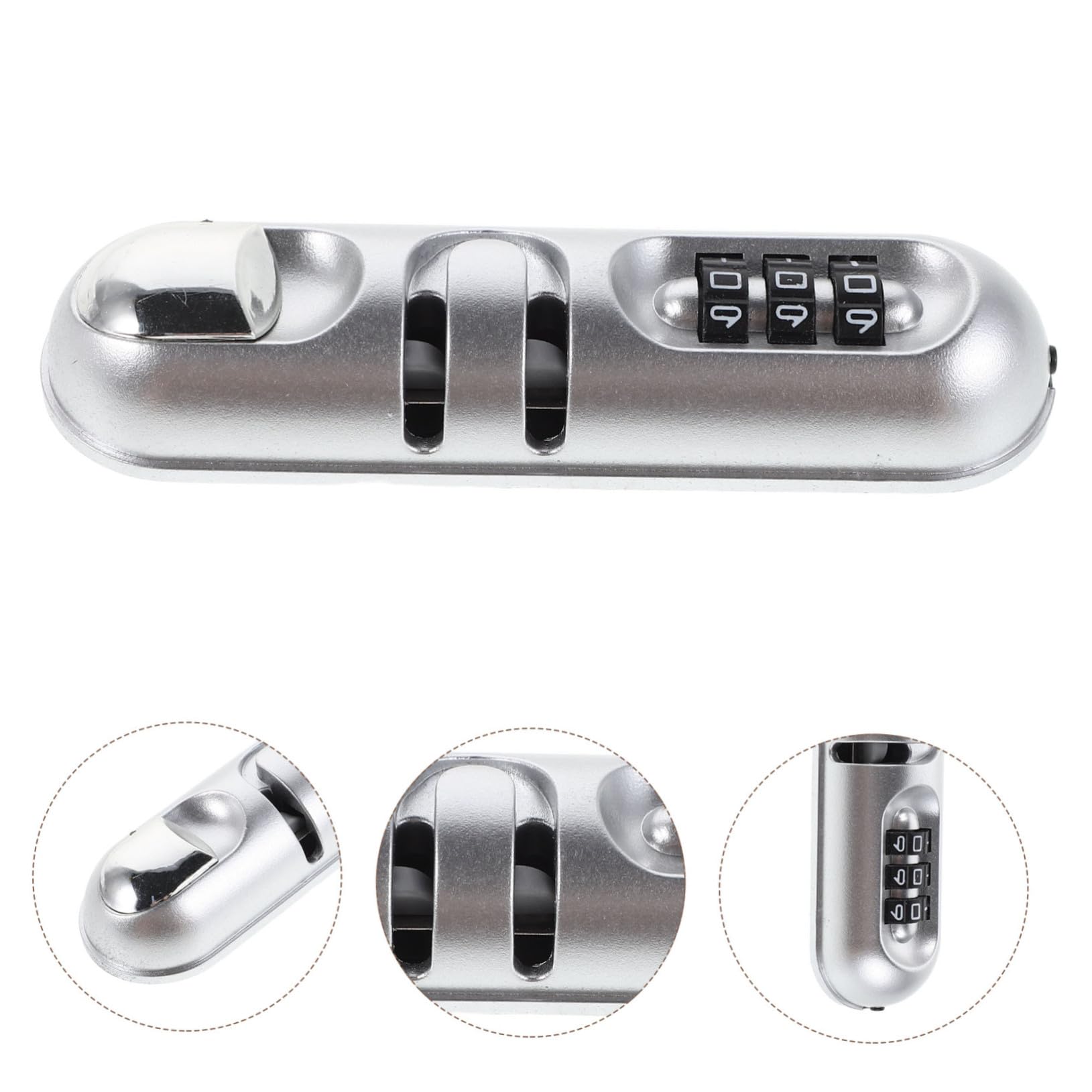 3 Piezas Candado para Maletas sin Llave Combinación de Dígitos Cerradura Antirrobo para Equipaje de Viaje Compatible con Mochilas y Maletas Diseño Compacto y Resistente