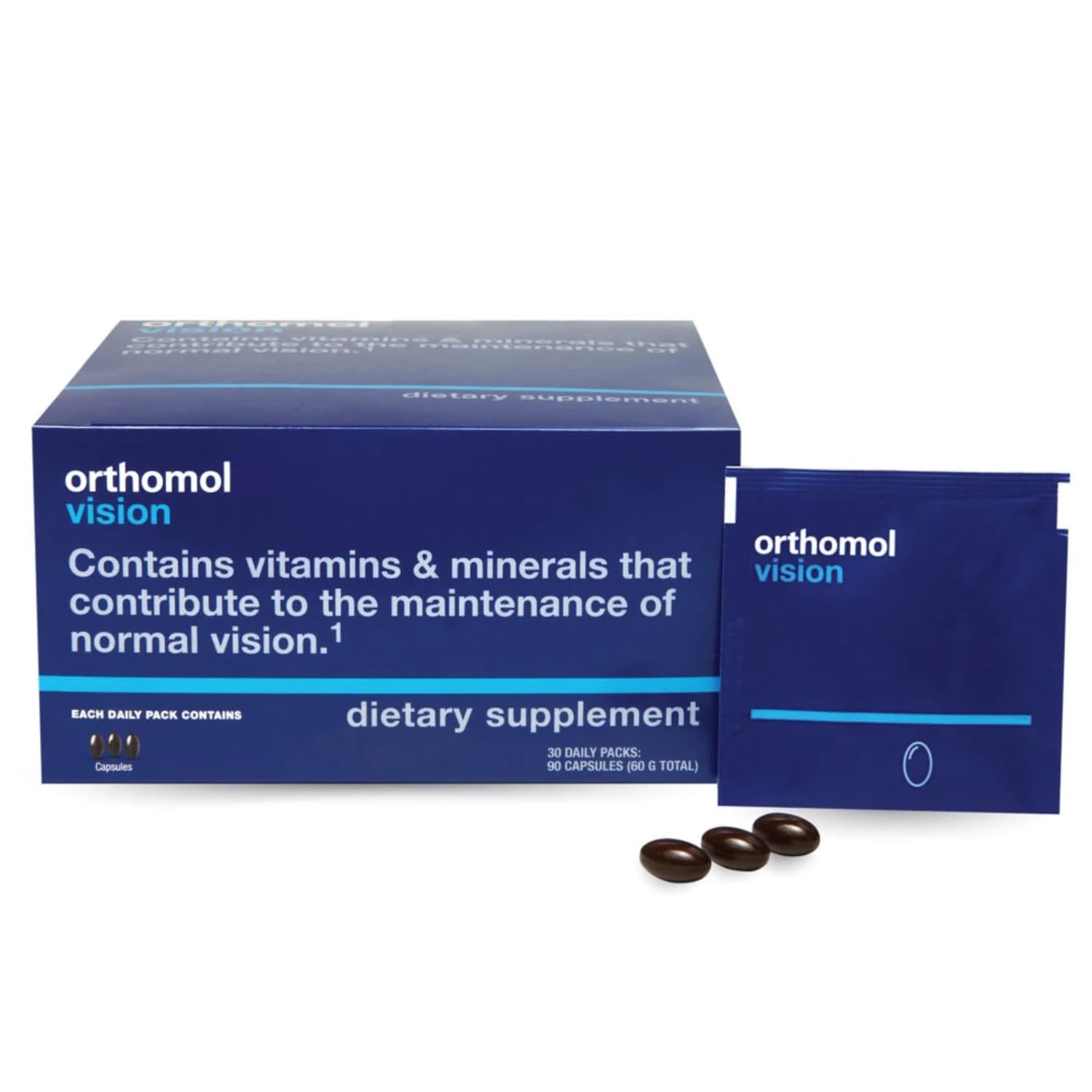 Orthomol Vision Eye Health Supplement, 30-Day Supply