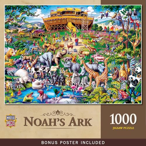 MasterPieces Rompecabezas de 1000 Piezas para Adultos, Familia o Jóvenes - Arca de Noé - 19.25"x26.75" miniatura 1