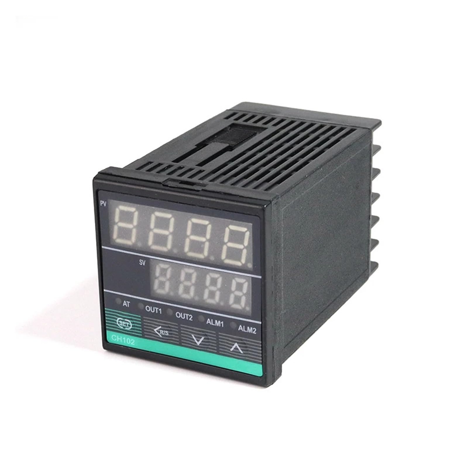 temperaturregler CH-Serie SSR/Relais Doppelausgang AC 220 V Thermostat Universaleingang Intelligenter digitaler PID-Temperaturregler(48x48mm CH102)