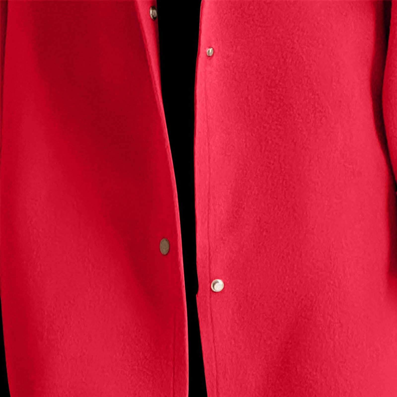 Abrigos de guisantes para niños pequeños, chaquetas largas de invierno cálidas con botones, abrigos básicos de color sólido, manga larga, chaquetas resistentes al viento, abrigos casuales