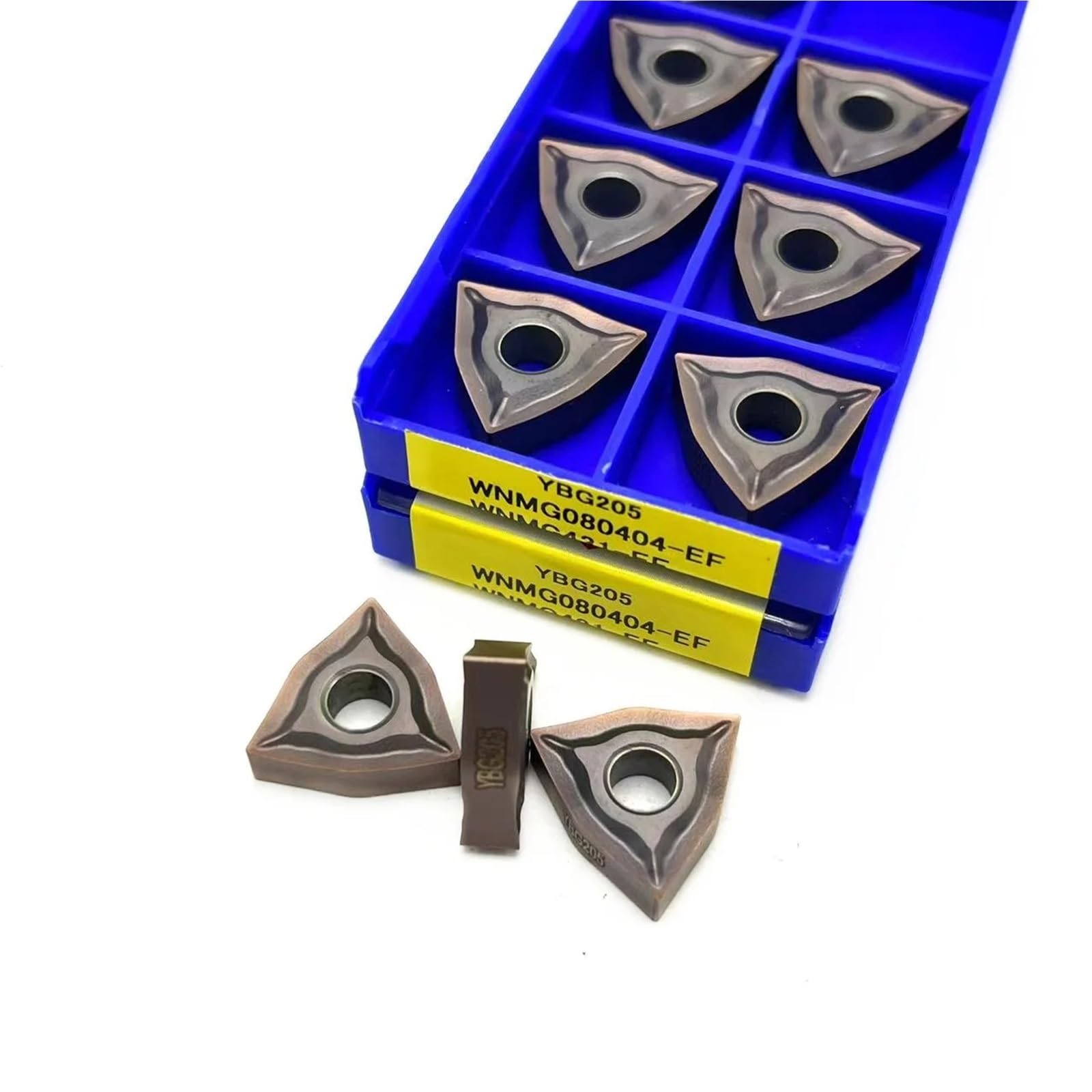 WNMG080404/080408-EF YBG205 Hartmetalleinsätze Externe Drehmaschine Fräsen Drehwerkzeug(WNMG080404-EF YBG205)