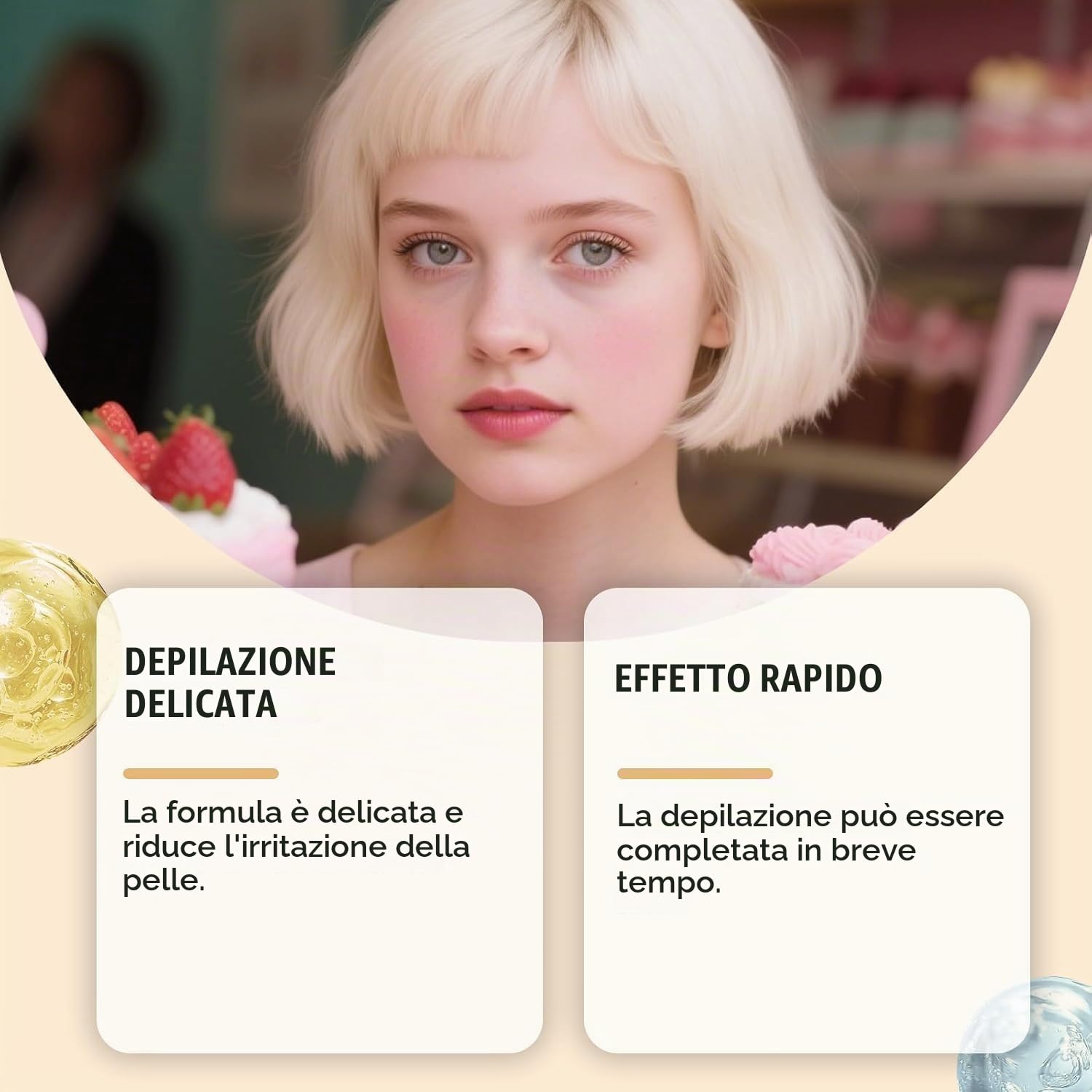 Crema Depilatoria Per Il Viso, Kit Trilogia, 1 pz | Con Crema, Gel Levigante E Lozione Idratante, Formula Idratante, Per Tutte Le Pelli