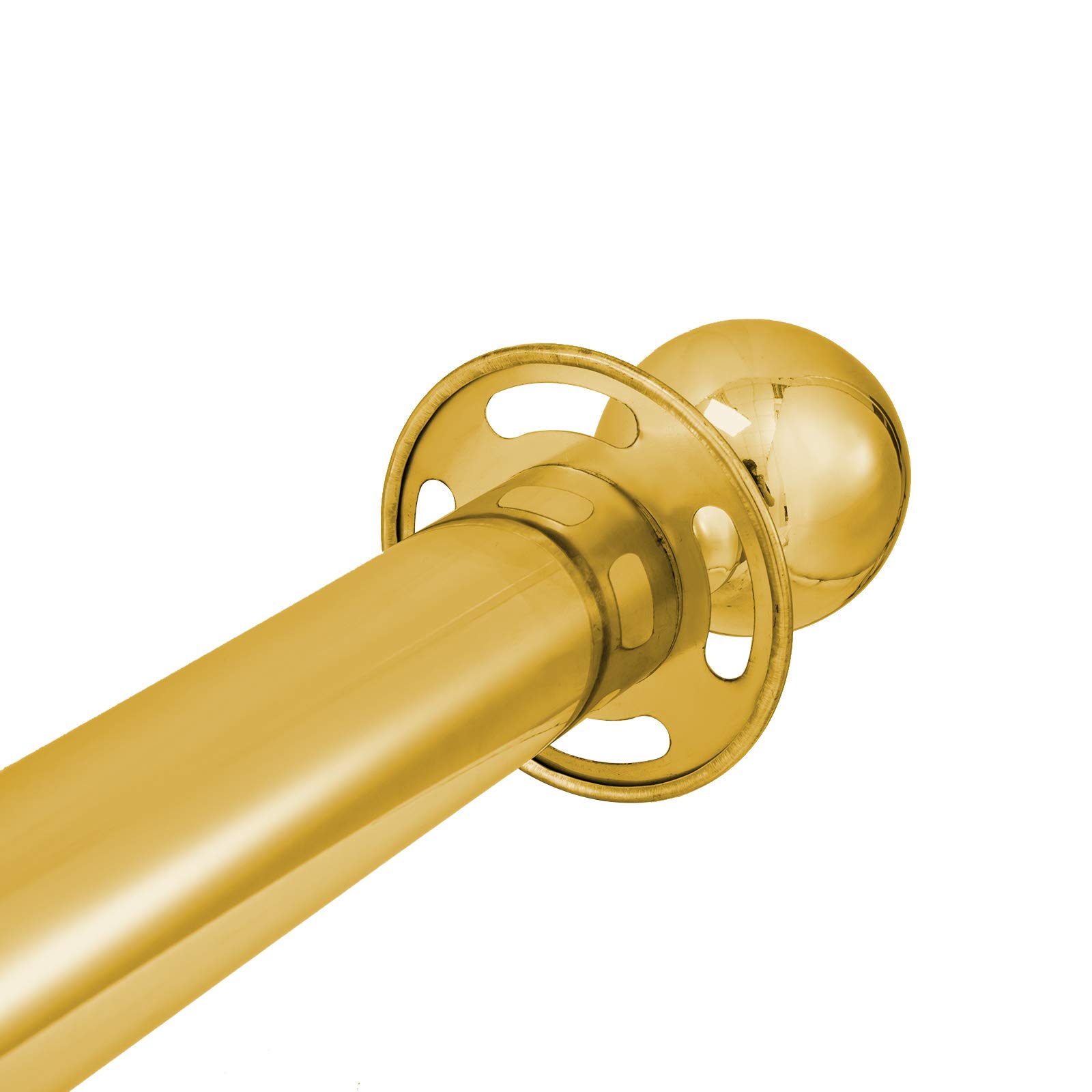 Transenne Eliminacode Paletti Delimitazione in Acciaio Inox 2 Corde di Velluto Rosso Confezione da 4 Paletti d'Oro