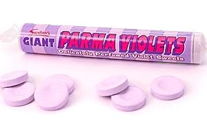 Giant Parma Violets - Sweet, Tangy, Floral Flavored Candy - 40.75g - Pack of 1