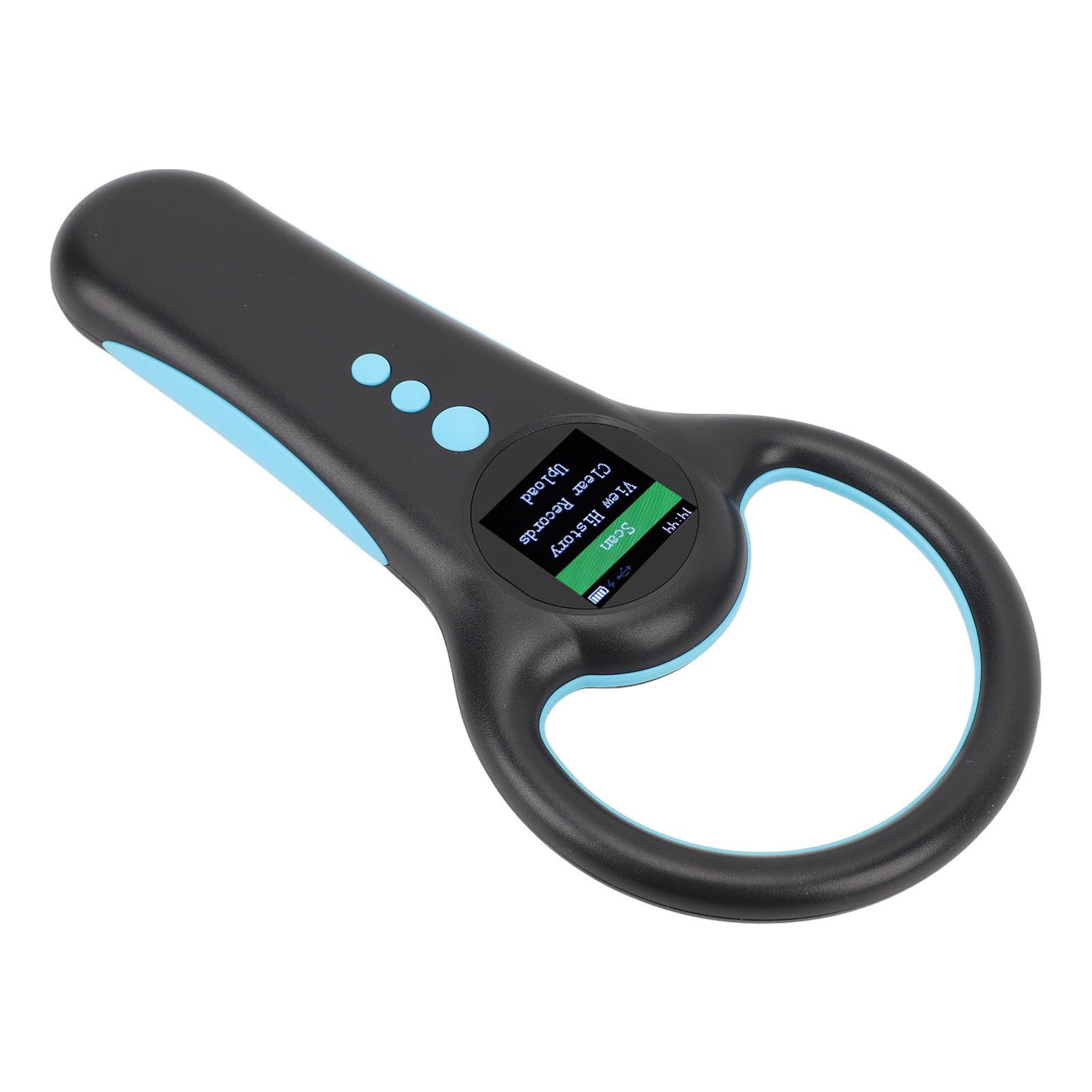 Lettore di microchip per animali domestici W91B Doppia frequenza 134,2kHz 125kHz Scanner portatile ricaricabile per etichette per animali Scanner portatile per identificazione di