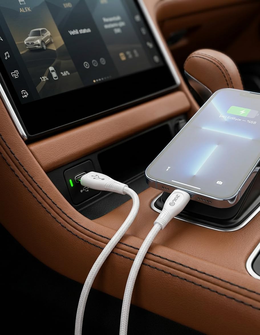 ByDiz iPhone USB-C to Lightning Hızlı Şarj Kablosu Type-C PD Destekli 14/13/12/11 Pro Max Xs Max XR X AirPods Pro Uyumlu - Yeni Nesil Akıllı Çip (iOS Uyumlu)