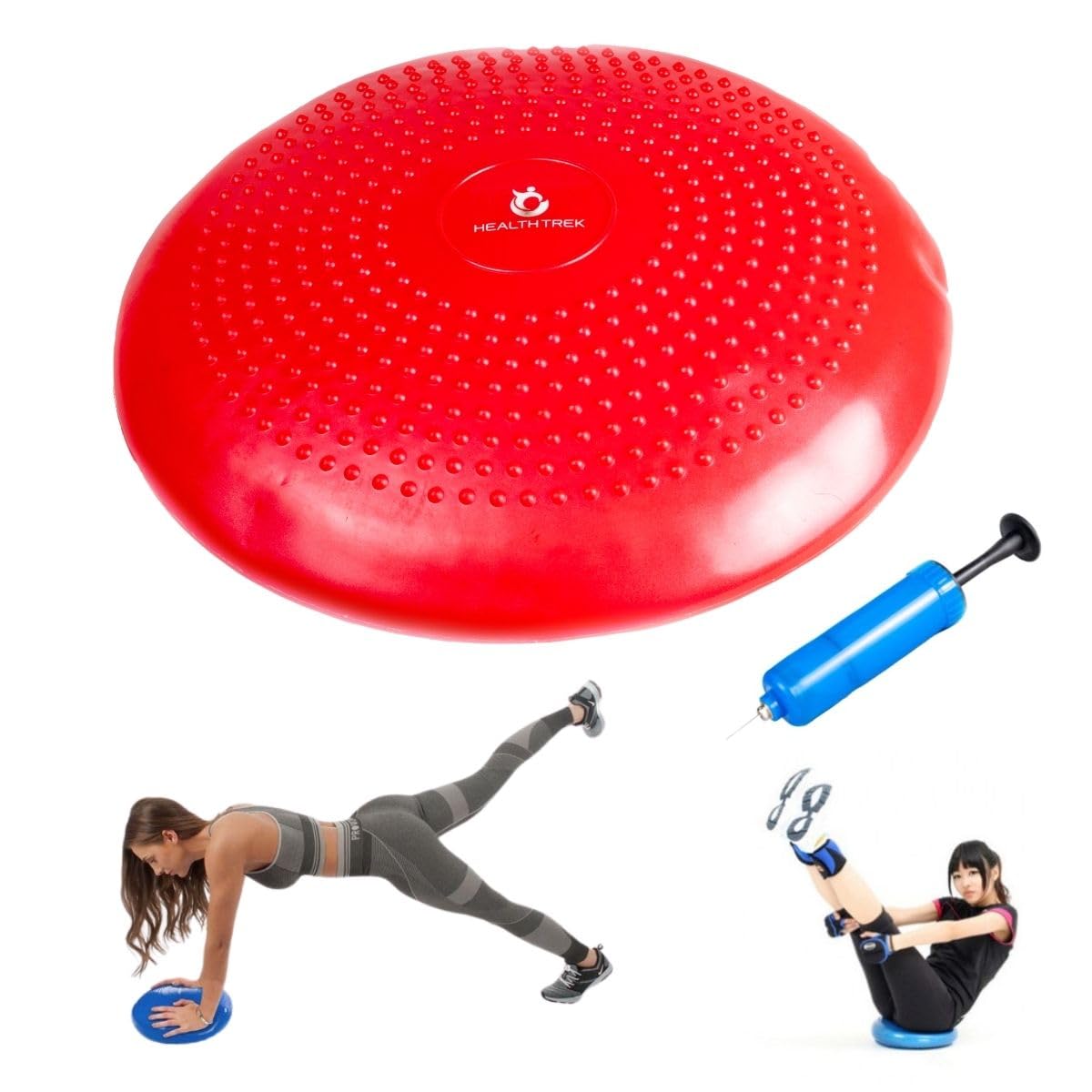 Healthtrek Air-Filled Wobble Cushion for Balance Training (B08QJBSFGD) Amazon Price History, Amazon Price Tracker