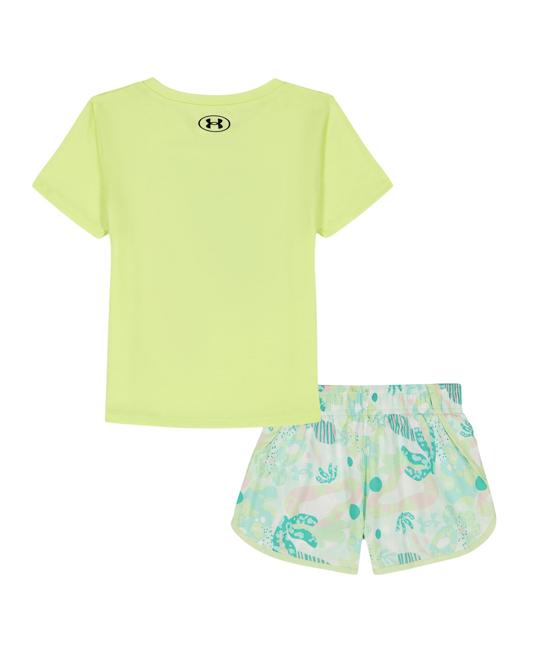 Under Armour Mädchen 2-piece Short Sleeve Tee And Shorts Set, Lightweight And Comfortable Kinderbekleidungs-Set (2er Pack)