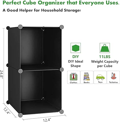 Miniatura 2 de C&Ahome - Organizador de clóset de almacenamiento para que lo montes tú mismo
