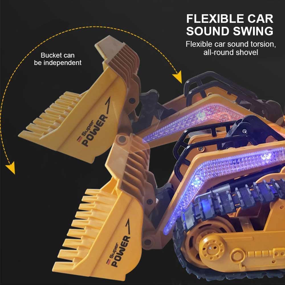 Amazon.co.jp: HJLXMF 1/16 RC スキッド ステア ローダー リモート