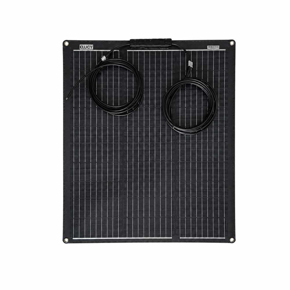 Pannello solare semi-flessibile 60 W BGSFP60, monocristallino 24,8% efficienza, ultraleggero, percorribile, curvabile, IP68, ideale per barche, camper e nautica