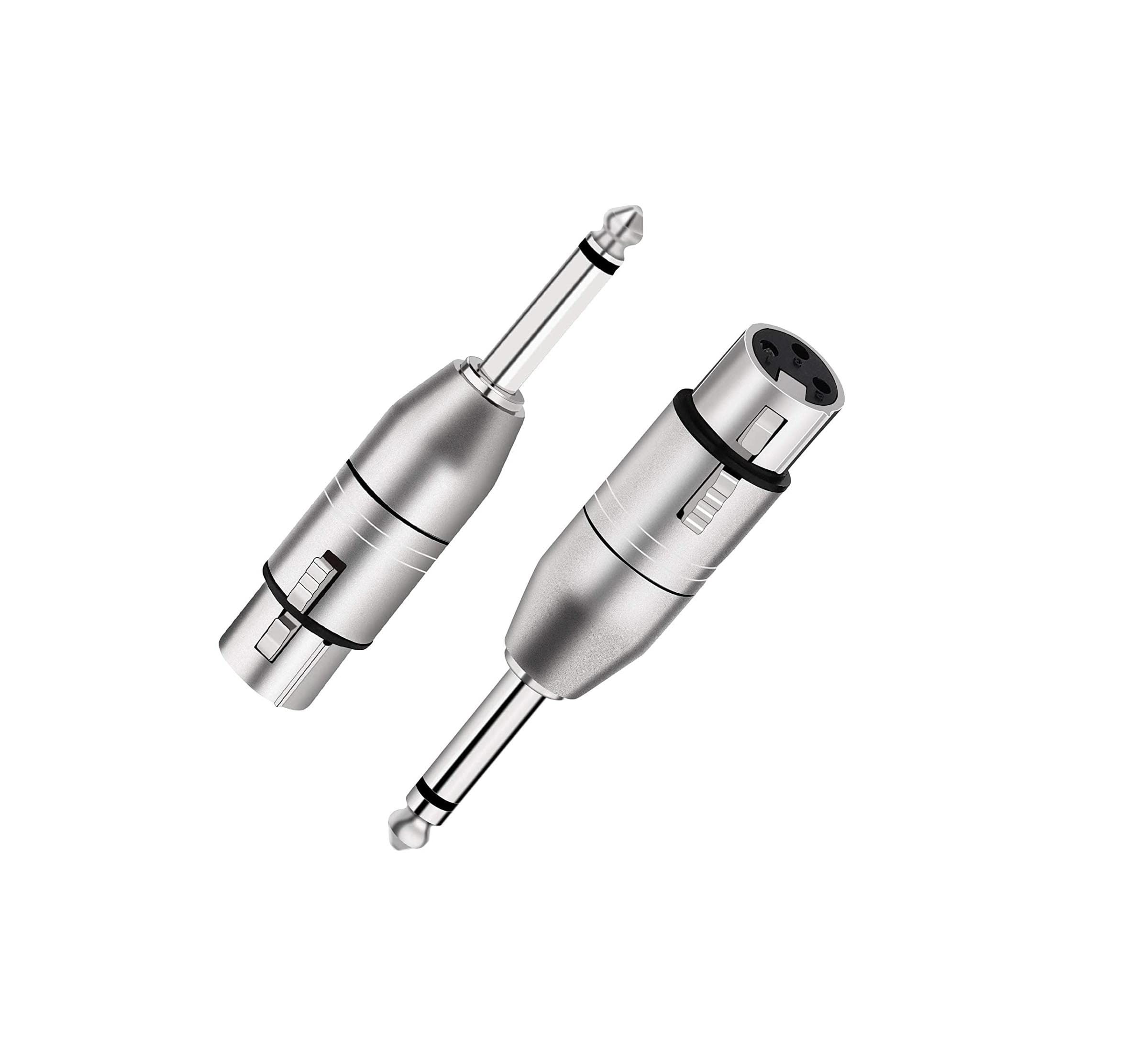 iSeventy9 XLR to Jack TRS Adapter, Balanced Female XLR to Quarter Inch 6.35mm Male Adapter