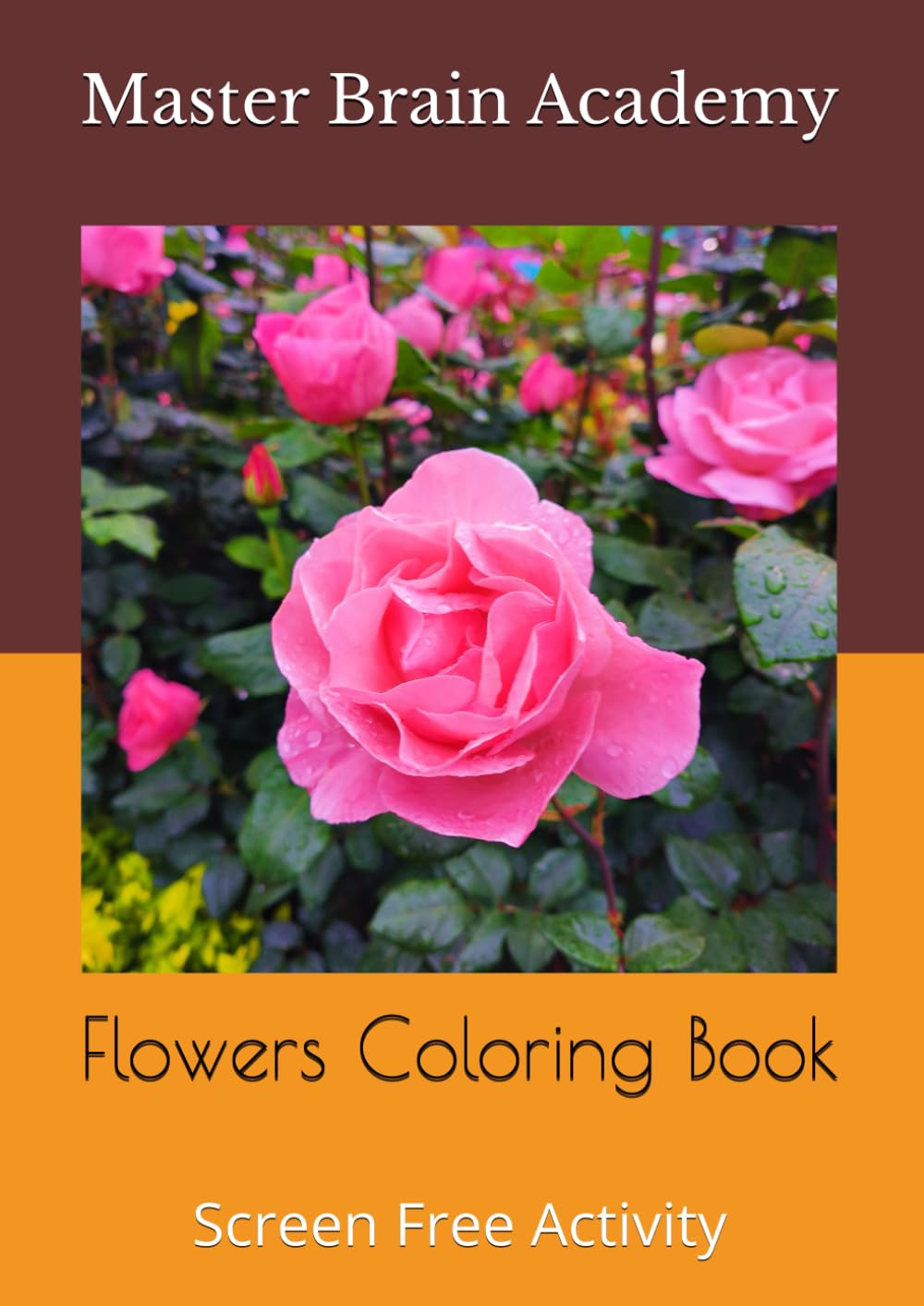 Flowers Coloring Book: Screen Free Activity