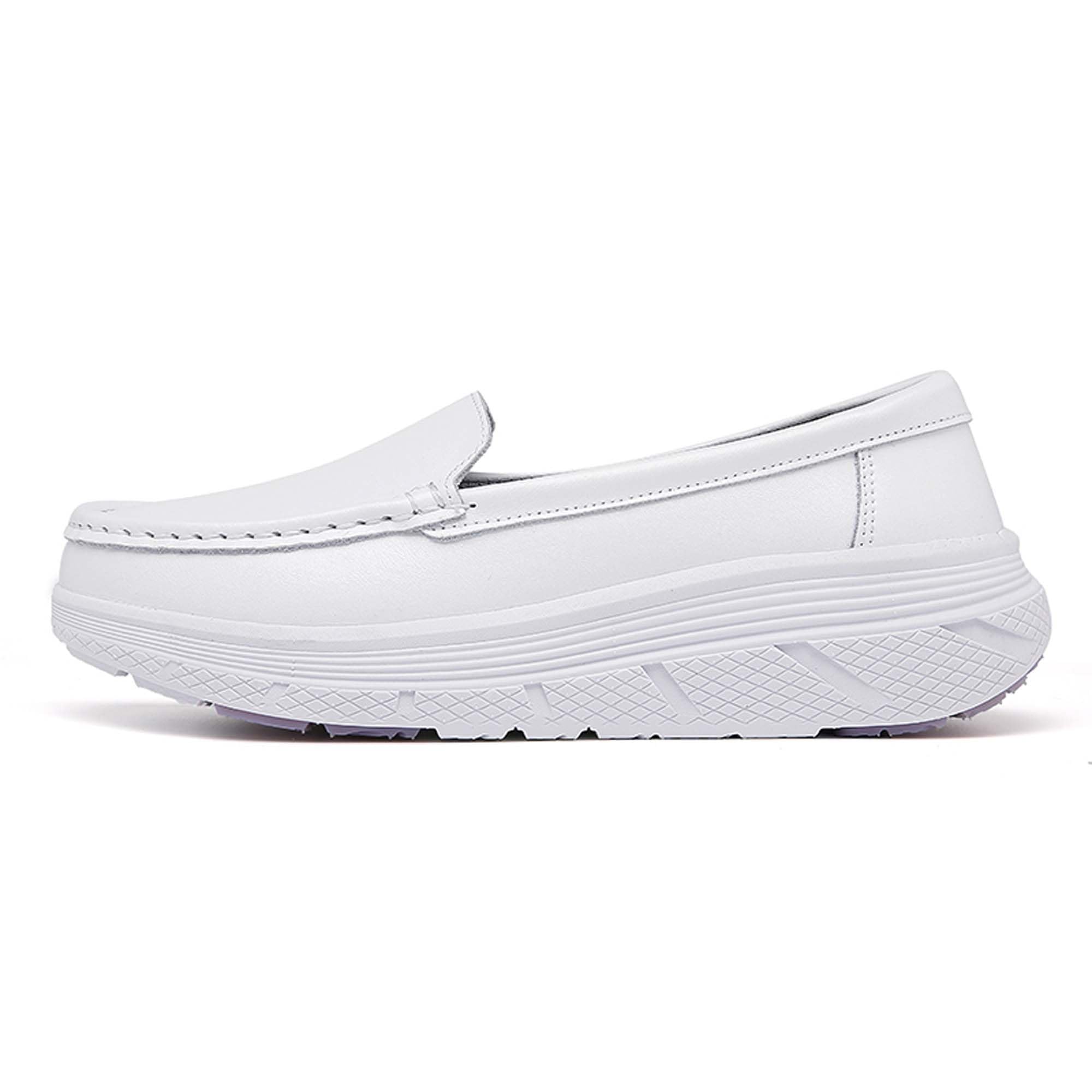 cnuei Nurse Shoes Women's Nursing Shoes Non-Slip Breathable Restaurant Service Shoes Comfortable Soft Bottom Nursing Work Shoes Women's White Nurse Shoes