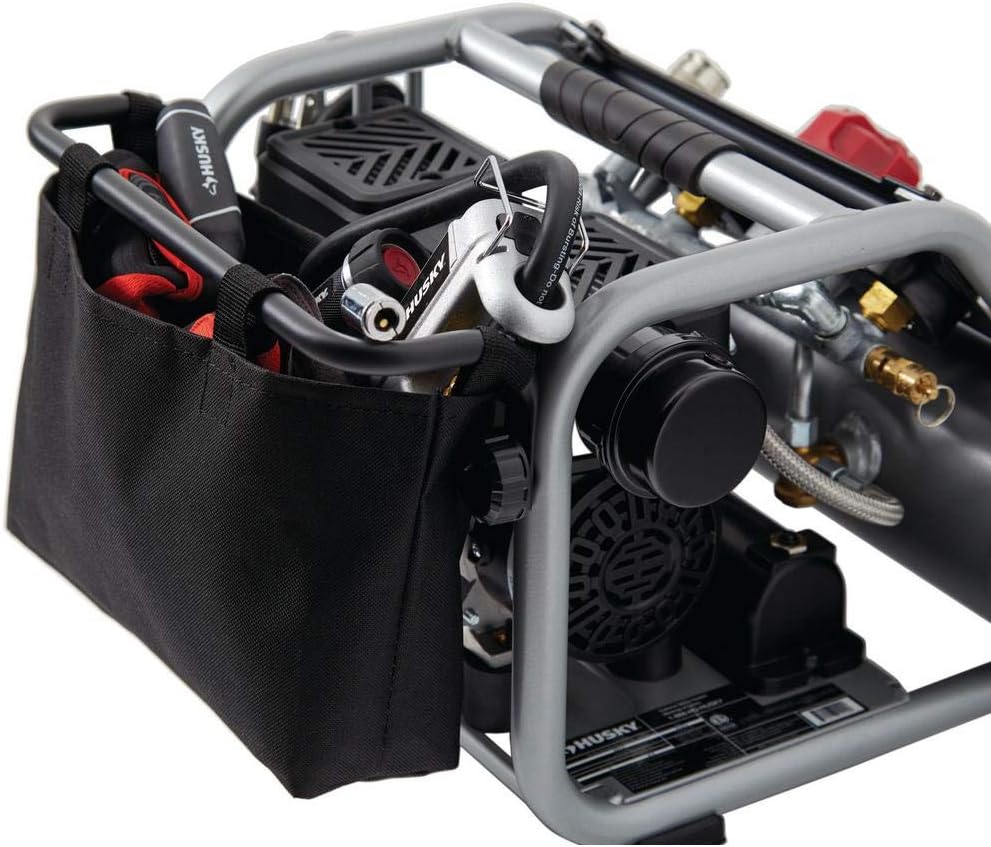 Husky 1 Gal. Portable Electric-Powered Silent Air Compressor