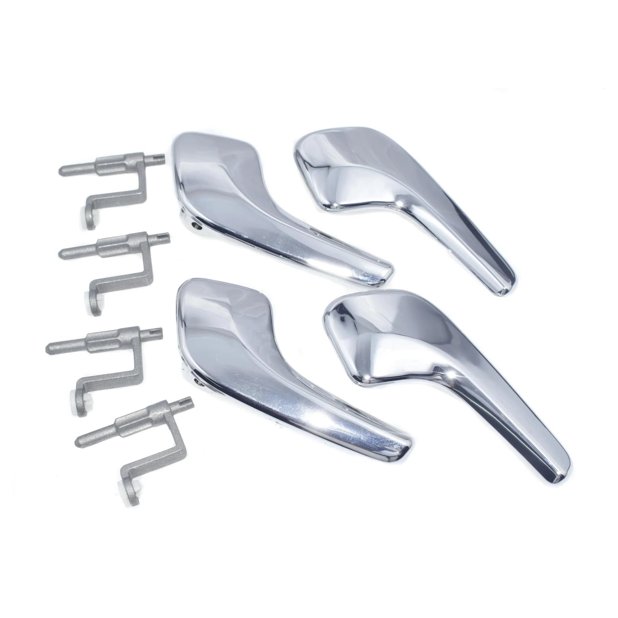 ELEKMPMGTD 13297813 13297814 Left Right Car Inside Door Handle for Opel for Corsa D 2006-2016 Interior Door Handle(Left Right 4)