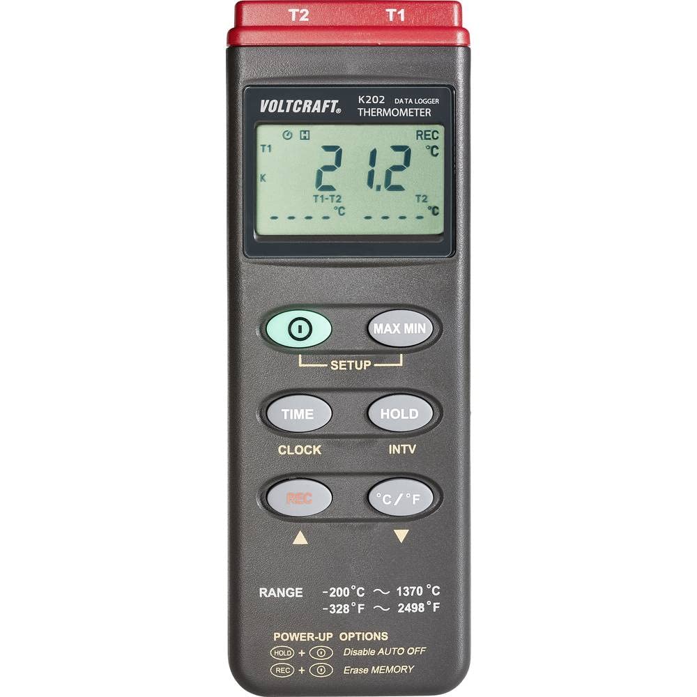 VOLTCRAFT K202 Temperature Measuring Device 200 +1300°C K Probe