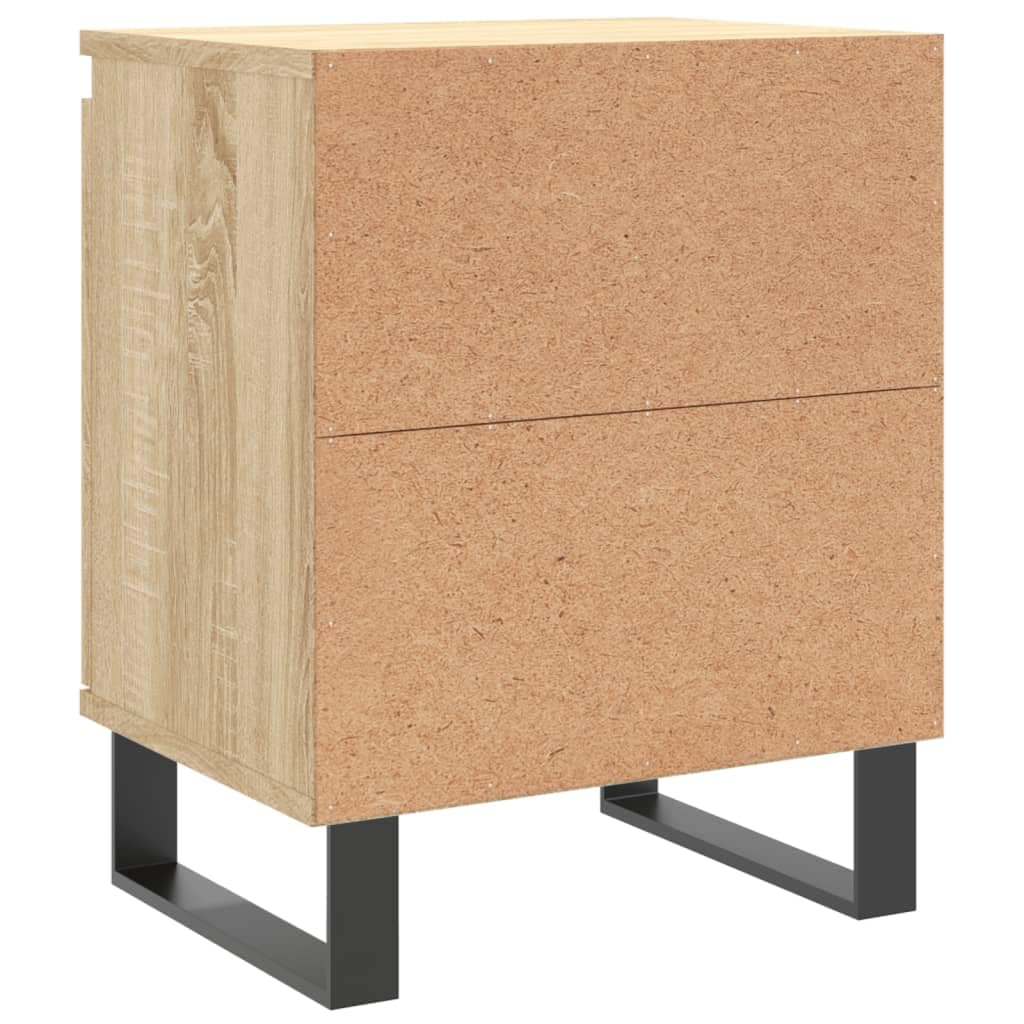 Eleganter Nachttisch aus Holzwerkstoff mit Staufach und robuster Tischplatte für Wohnzimmer und Schlafzimmer, feuchtigkeitsbeständig und stabil
