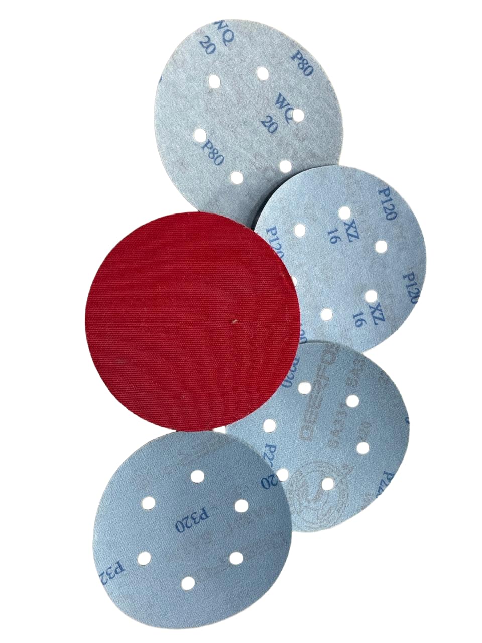Heavy duty 6 inch/6" M14 Plastic Backing Pad for Polishing Buffing Pad/Wool Pad for Sander/Polishers with disc 80,120,220,320 for free 1