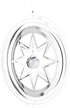 Woodstock Chimes SHCS Rainbow Makers Shimmers Suncatcher, Crystal - Star