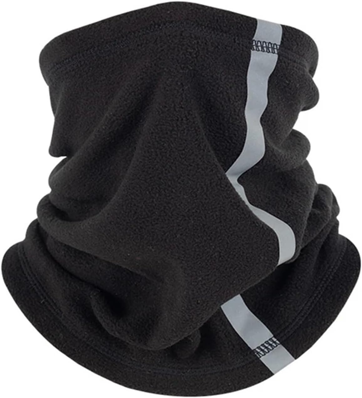 JSEIAJB Neck Scarves Reflective Skiing Cover Mask Motorcycle Half Scarf Riding Biker Windproof