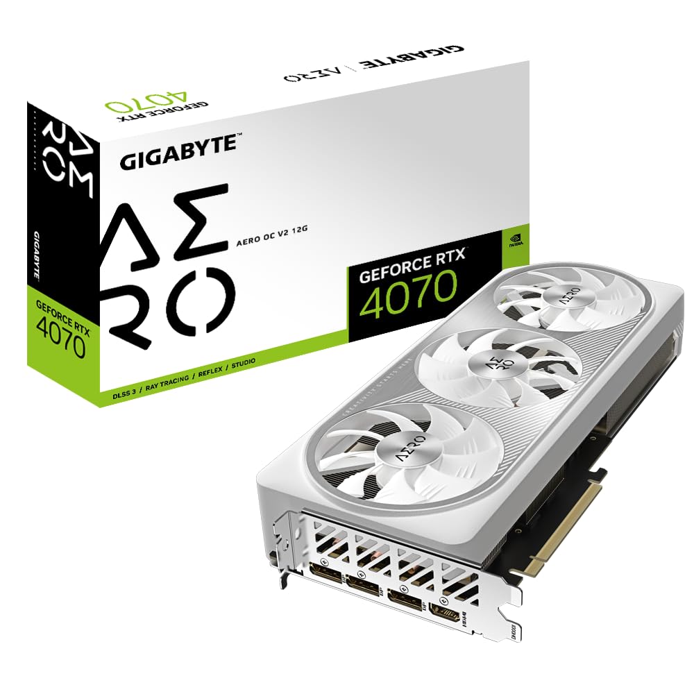 Amazon | Gigabyte GeForce RTX 4070 AERO OC V2 12GD GDDR6X 12GB