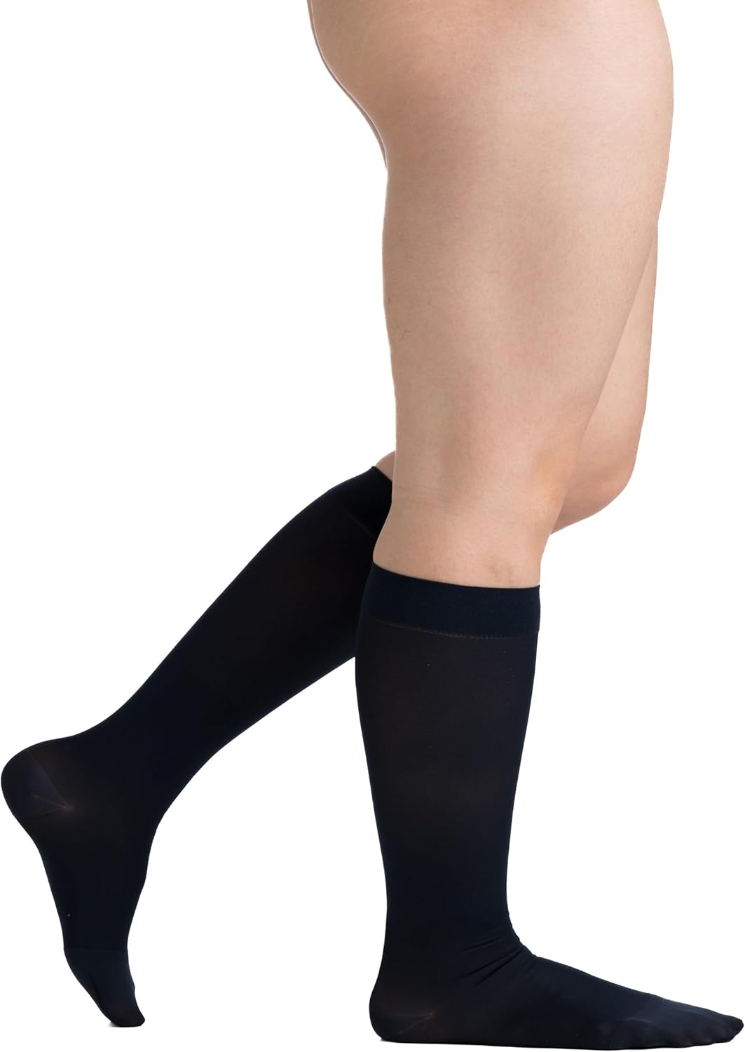 EvoNation Men & Women Knee High 30-40 mmHg Graduated Compression Socks – Extra Firm Pressure Compression Garment