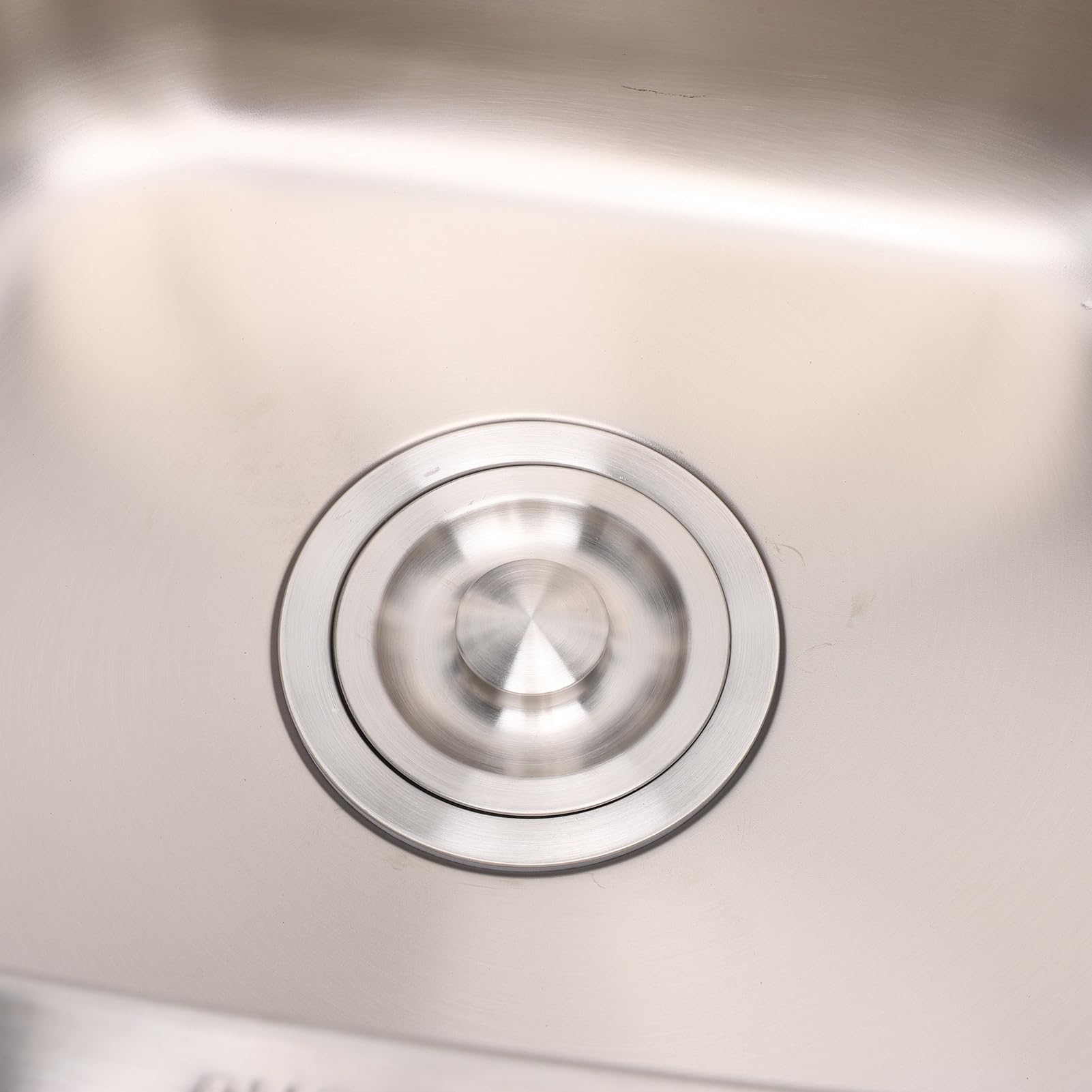 Cocoarm Fregadero de Cocina de un Seno Fregadero bajo Encimera de Acero Inoxidable 304 38,5 X 32,5 X 18, Cm Lavabo Rectangular Integrado para Cocina, Bar, Baño, Lavado Diario