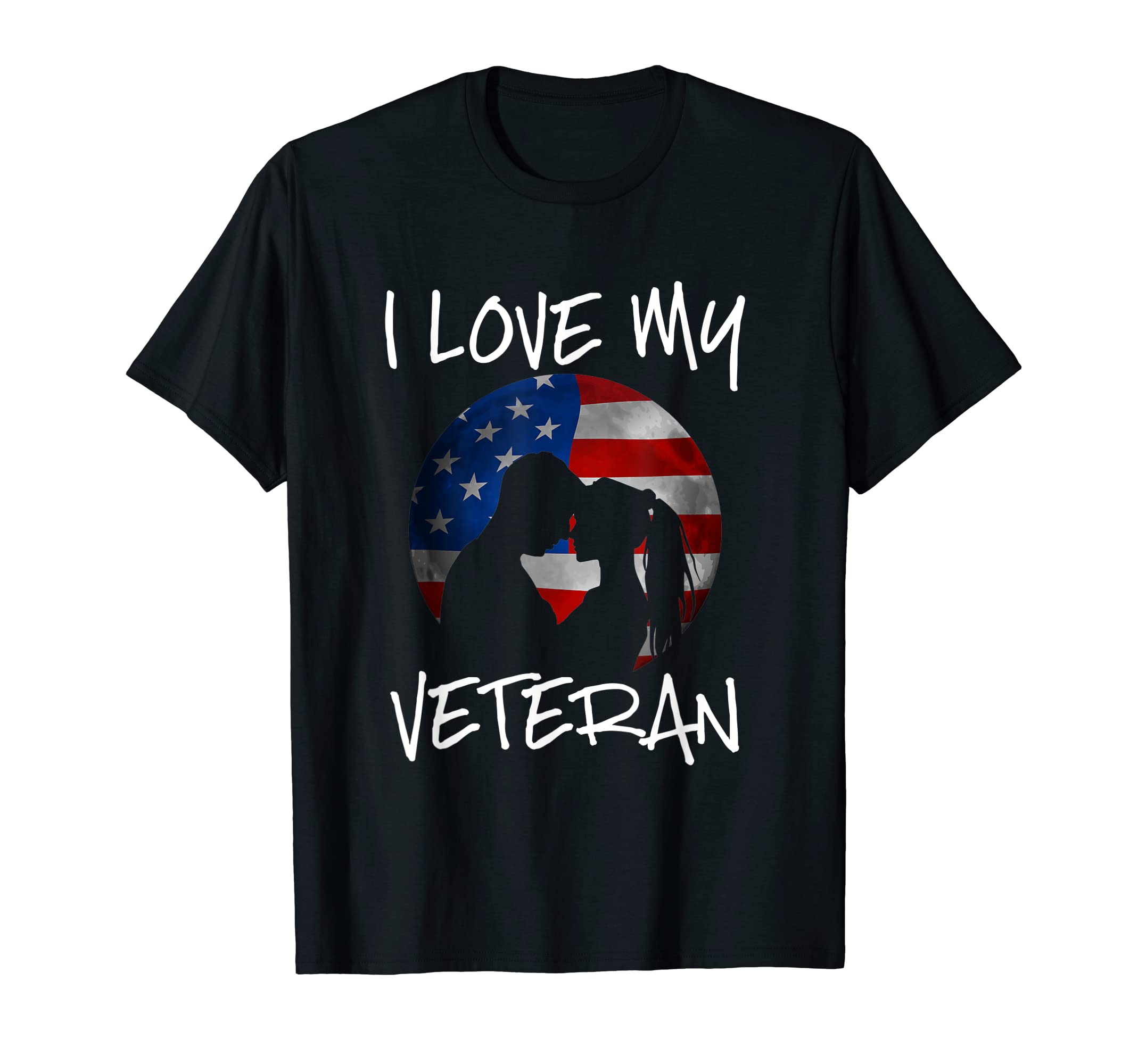 I Love My Veteran Military Appreciation T-Shirt