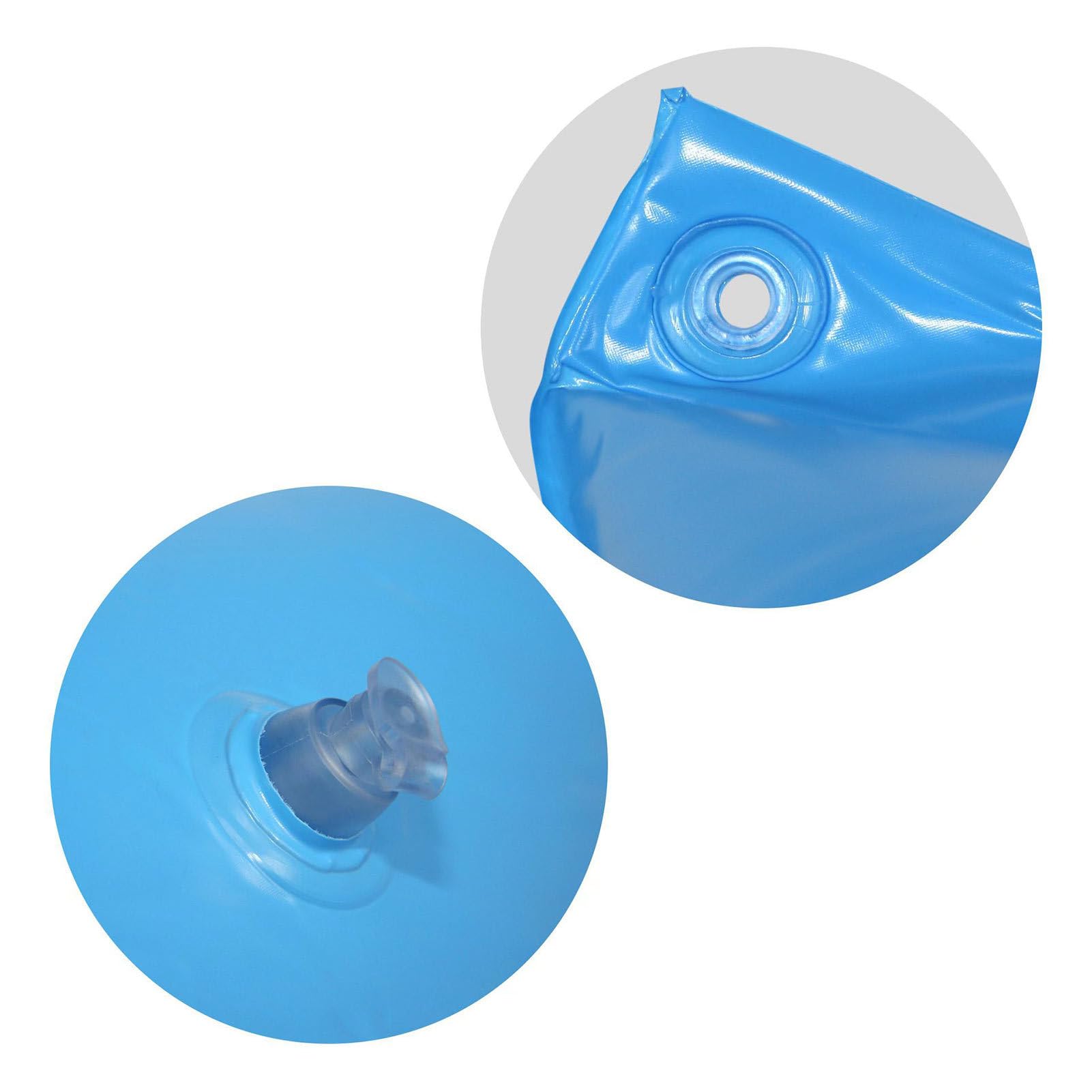 Cuscino Invernale Per Piscina 120x120 Cm, In PVC Resistente Al Freddo, Antiaffondamento Per Telo Di Copertura, Con Occhielli Per Fissaggio - 2