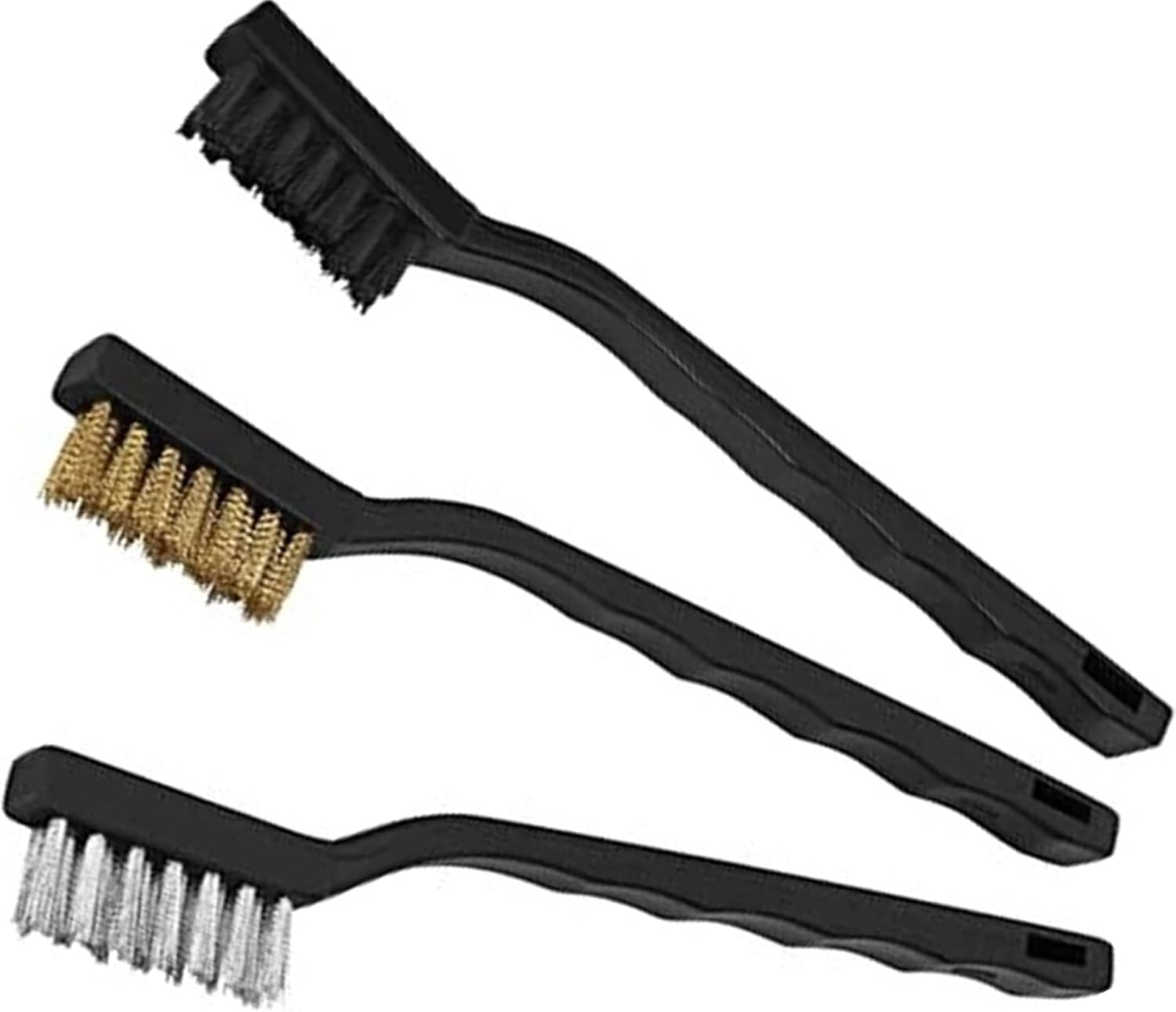 TOTONY Mini Drahtbürsten Set 3-teilig Hand Drahtbürste Klein Edelstahl ...