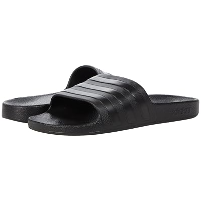 adidas Adilette Aqua Slides Athletic Shoes Black/Black/Black