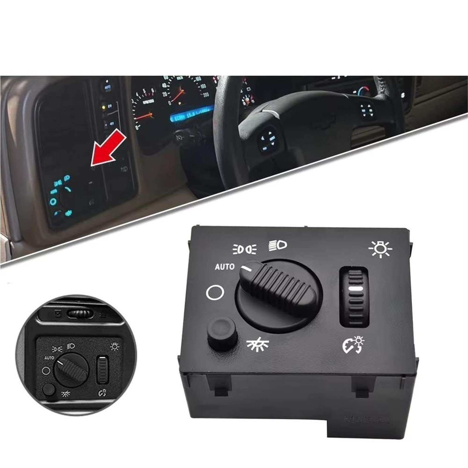 Interruptor Faro Coche Para Hummer Para H2 2003 2004 2005 2006 2007