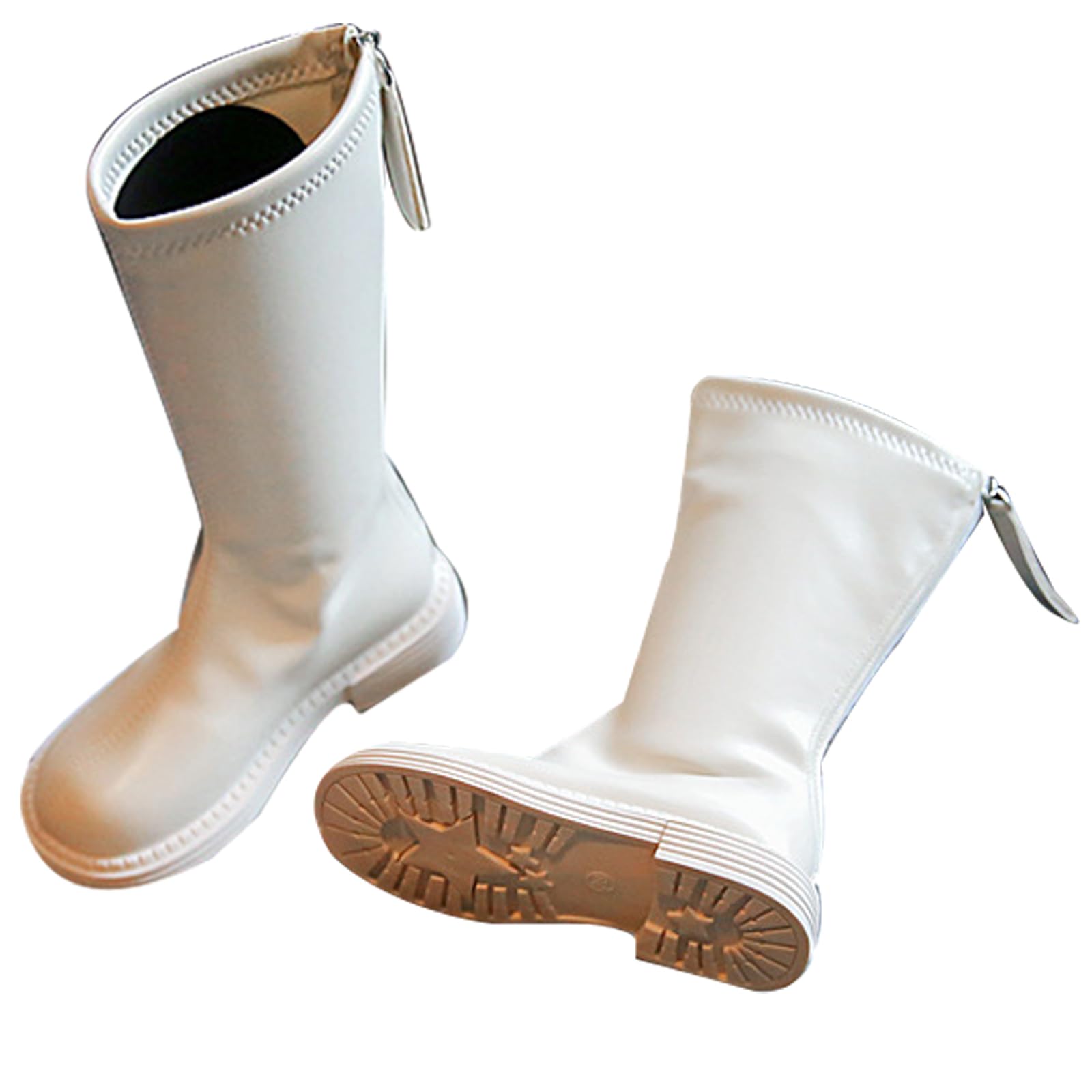 Bottes d'équitation fille en cuir souple confort absolu taille 32