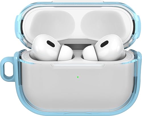 Miniatura 3 de OtterBox - Funda AirPods Pro, 2ª generación - Funda protectora transparente con mosquetones, compatible con carga inalámbrica (Regency)
